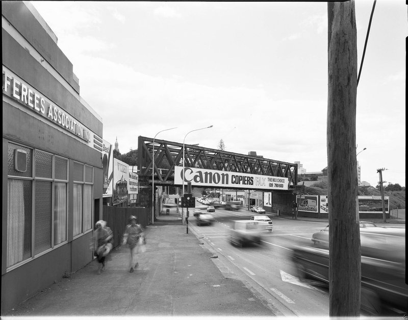 Parnell Railway bridge 1989