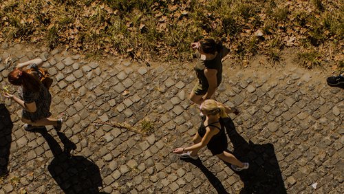 Students Walking - Header - Resources